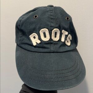 Vintage Roots toddler hat in green, made in Canada small/ medium